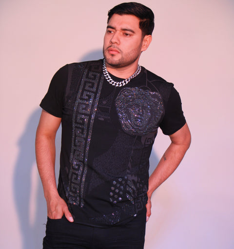 Aguirre rhinestone t shirt