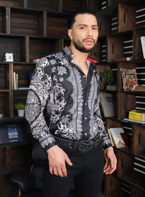 Remigio rhinestone shirt