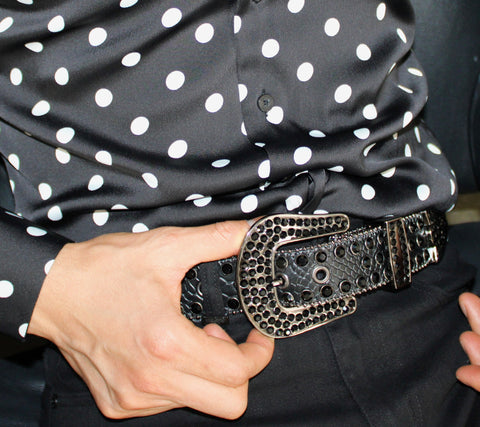 Iced out belt